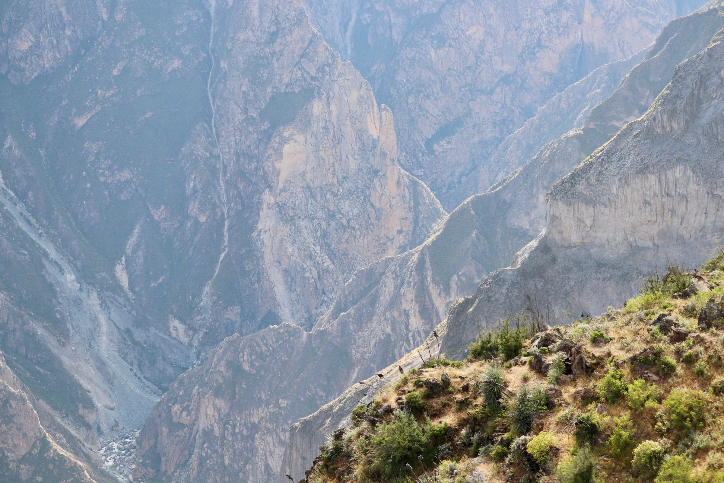 Blick in das Colca-Tal, Peru