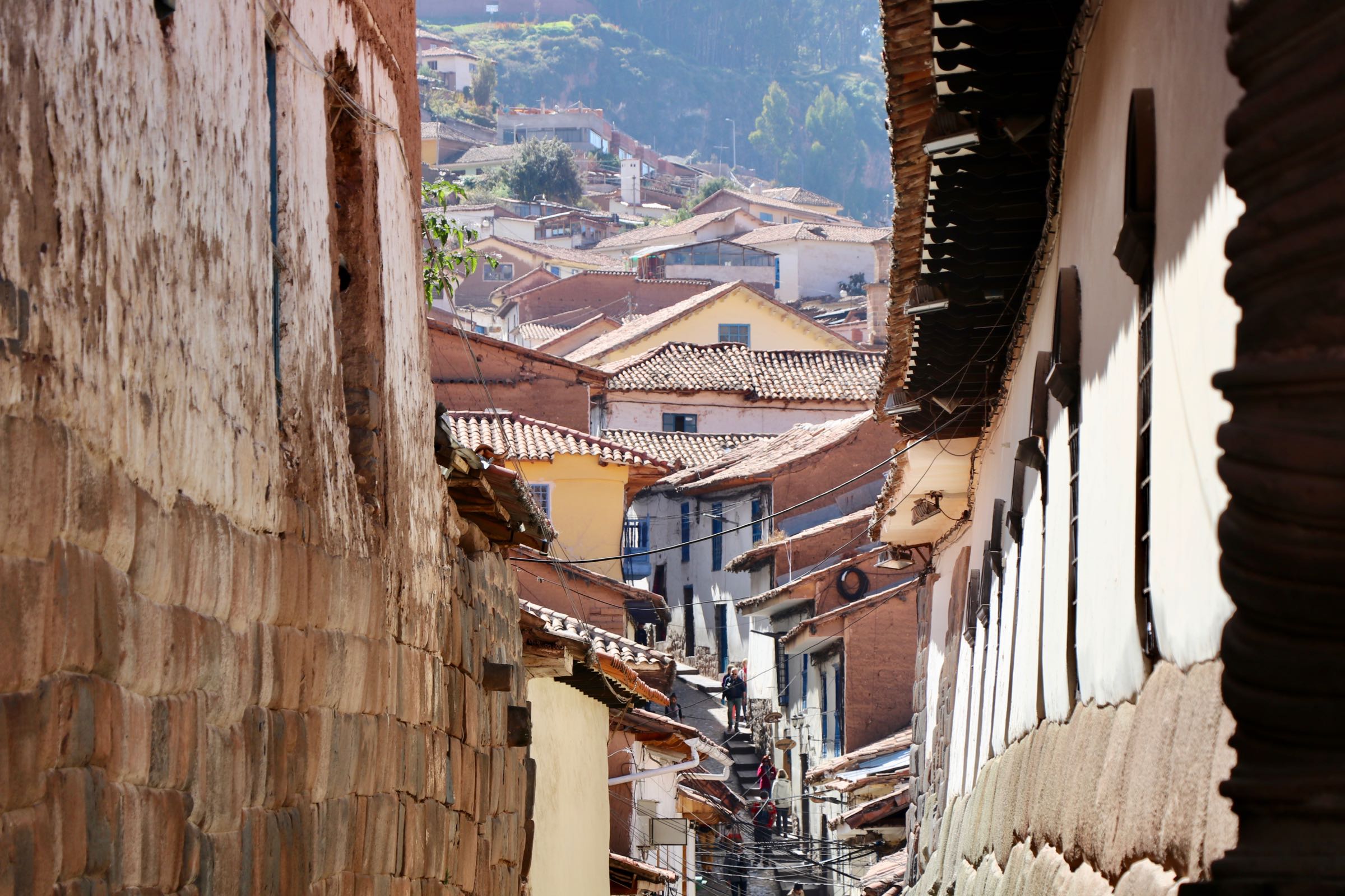 Gasse in Cusco, Peru