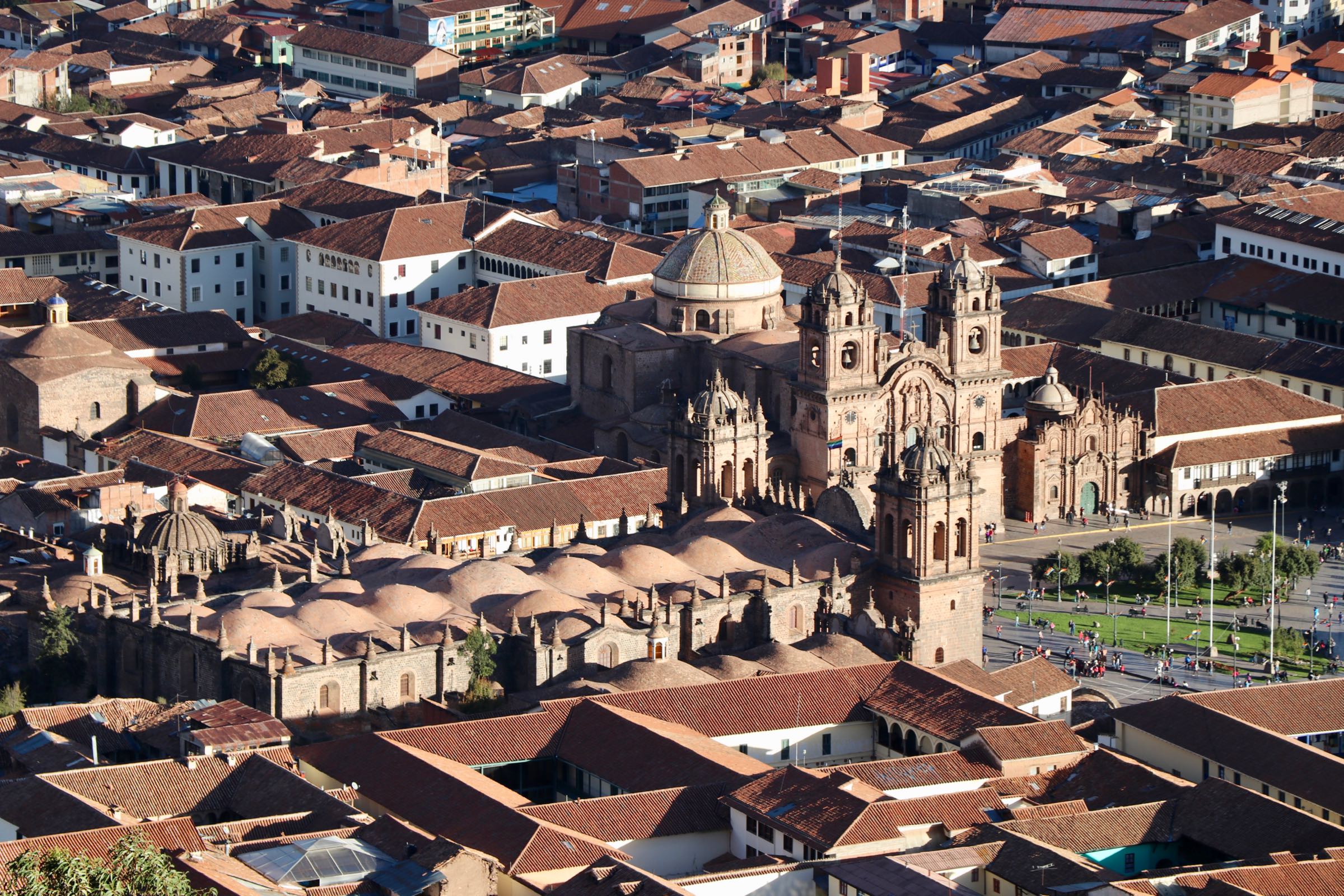 Blick auf Cusco, Peru