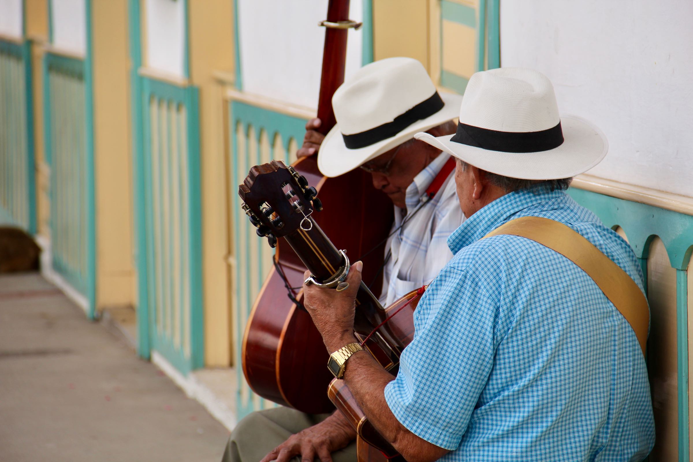 Musiker in Salento, Kolumbien