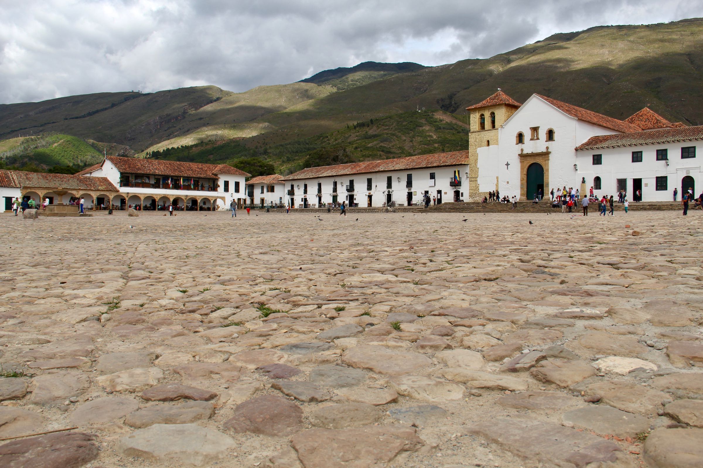 Plaza Mayor, Villa de Leyva, Kolumbien