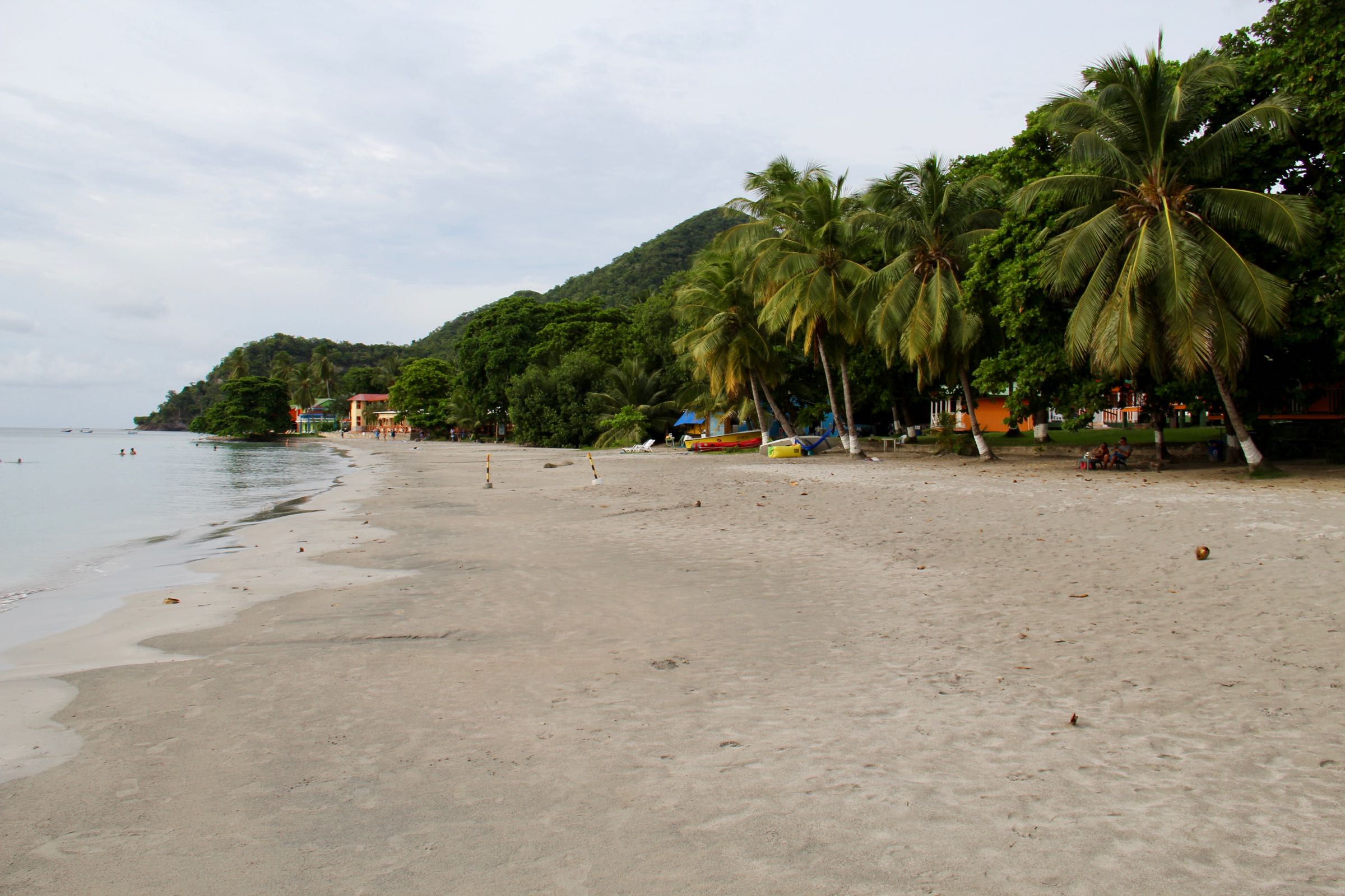 Strand in Fresh Water Bay, Providencia, Kolumbien
