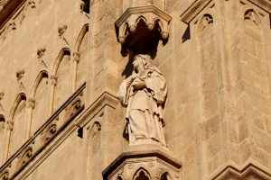 Fassade der Kathedrale von Palma de Mallorca, Spanien