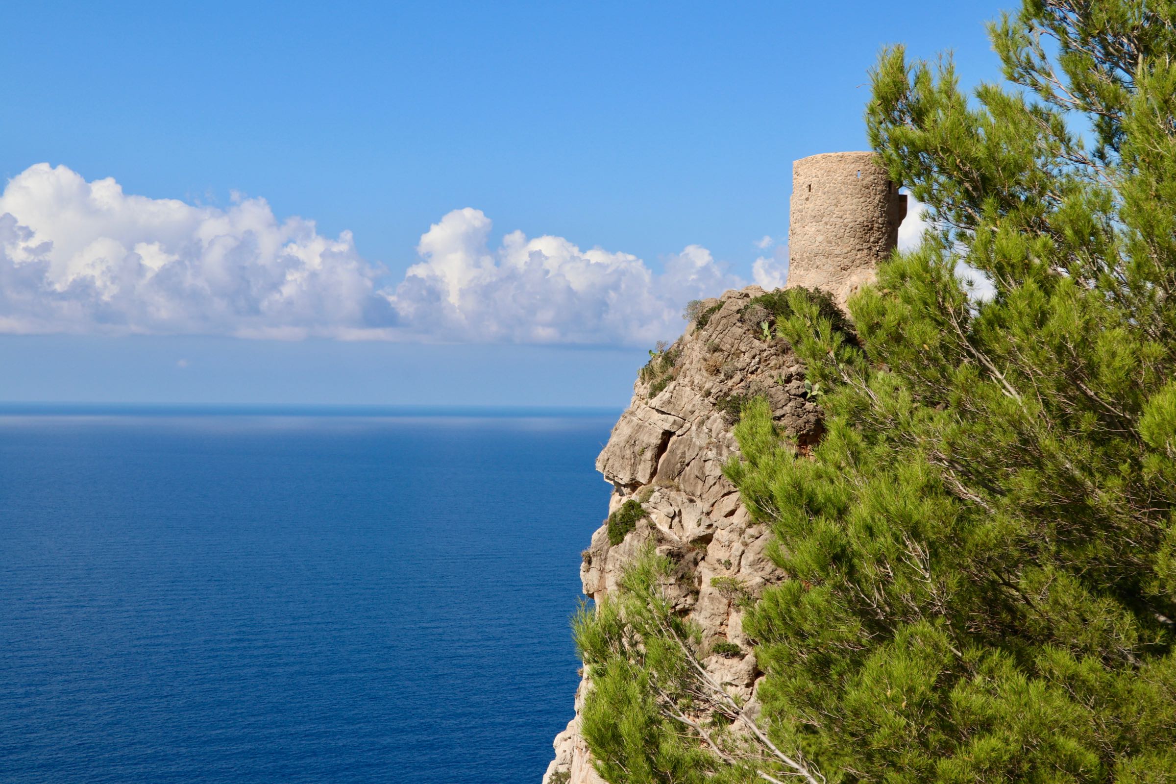 Küste der Serra de Tramuntana, Mallorca, Spanien