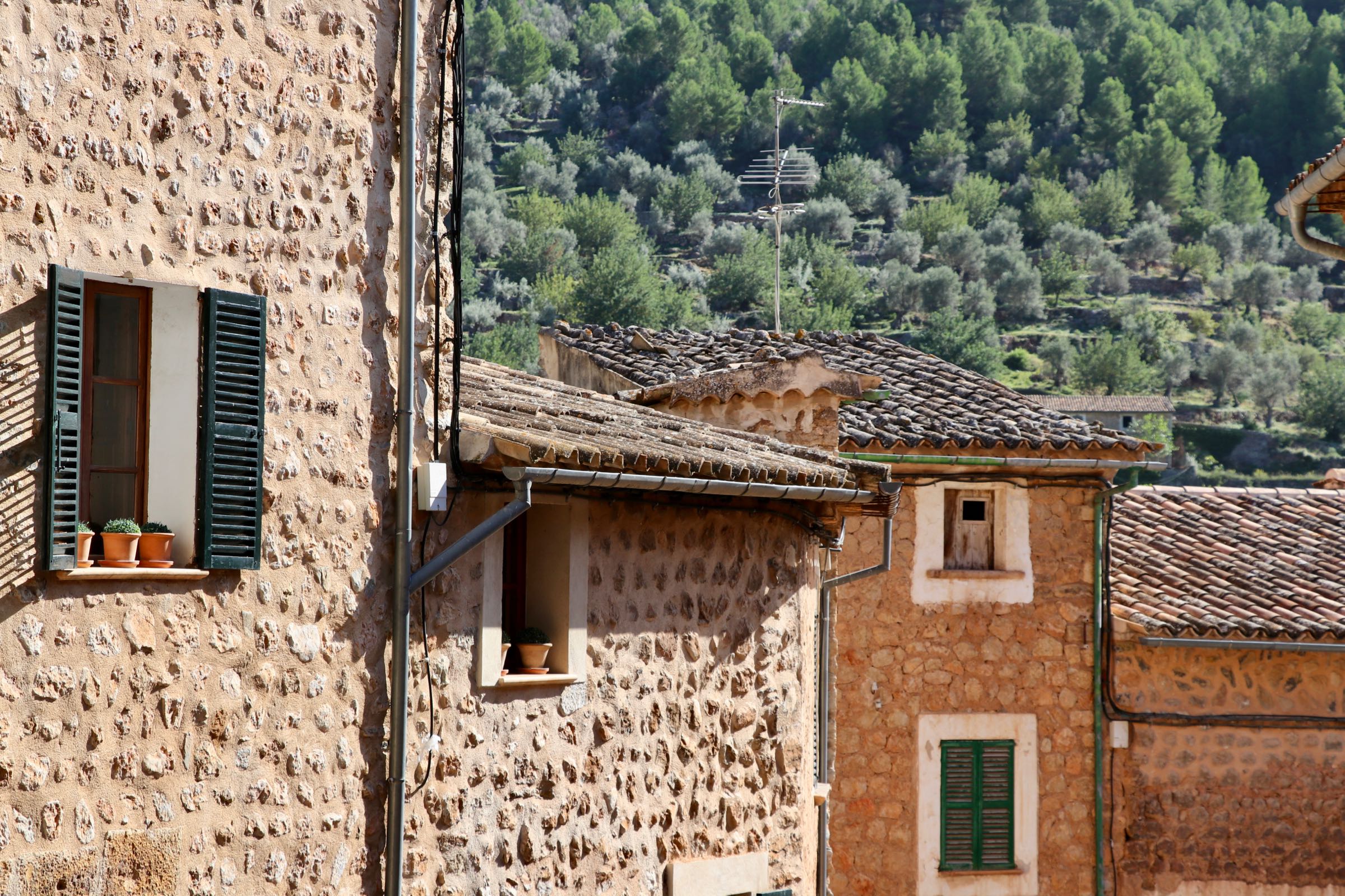 Häuser in Biniaraix, Mallorca, Spanien
