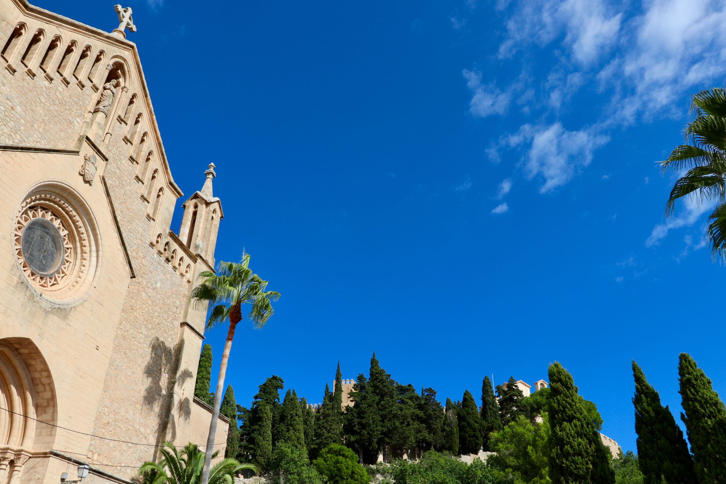 Kirche in Artà, Mallorca, Spanien