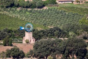 Windmühle in Llevant, Mallorca, Spanien