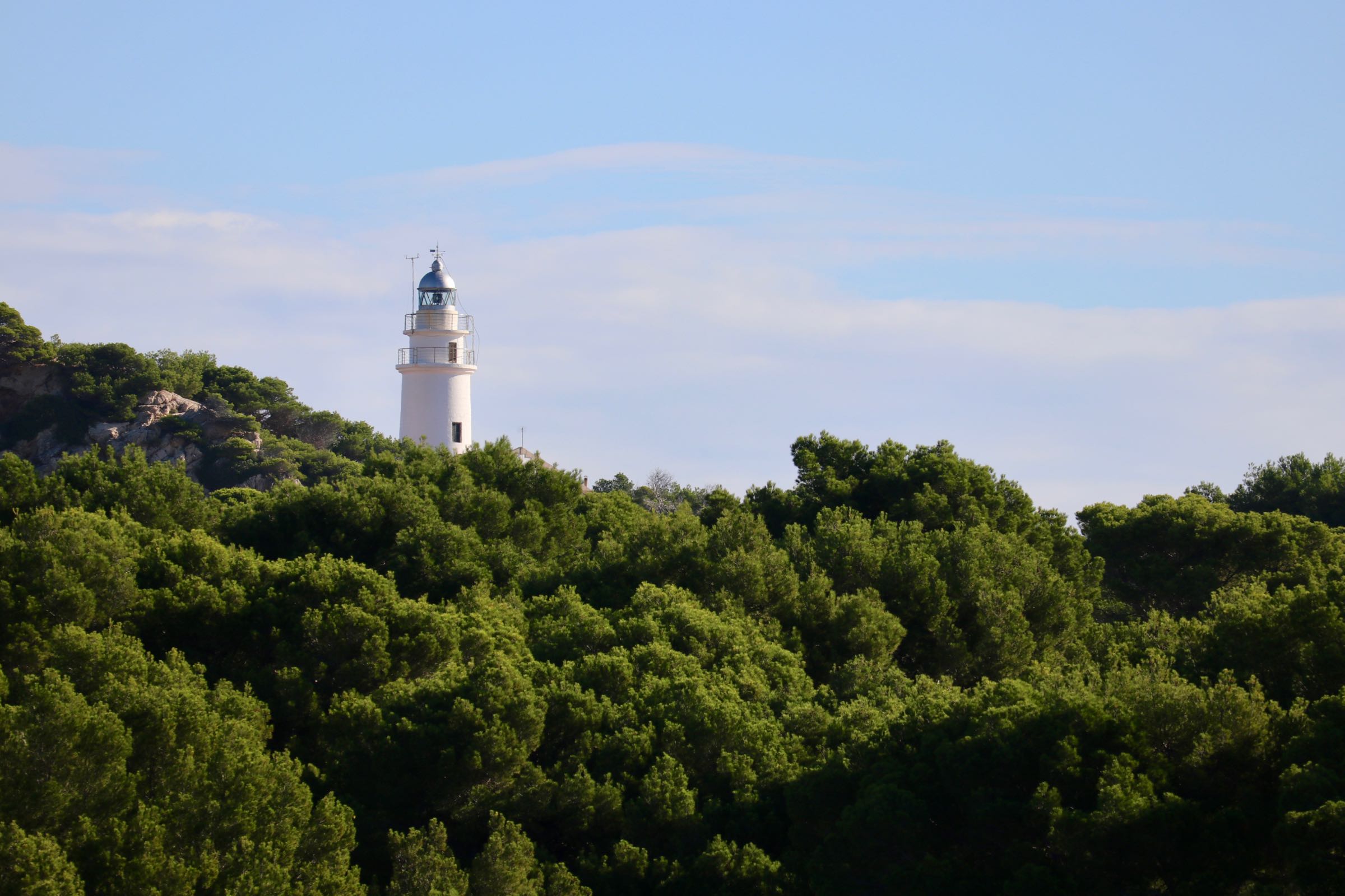 Leuchturm in Llevant, Mallorca, Spanien