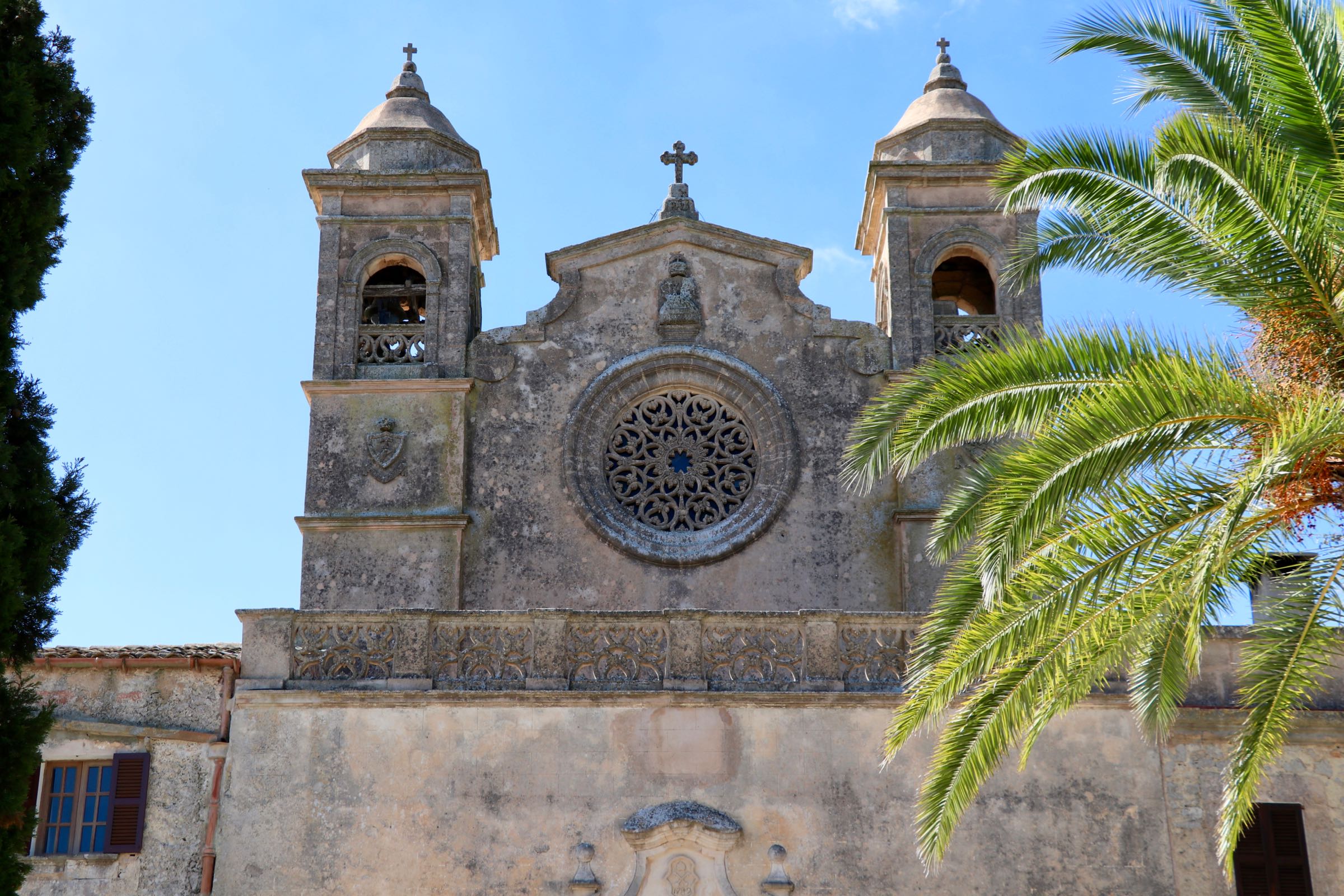 Kloster bei Petra, Mallorca, Spanien