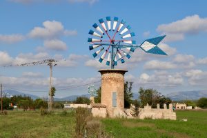 Windmühle, Mallorca, Spanien