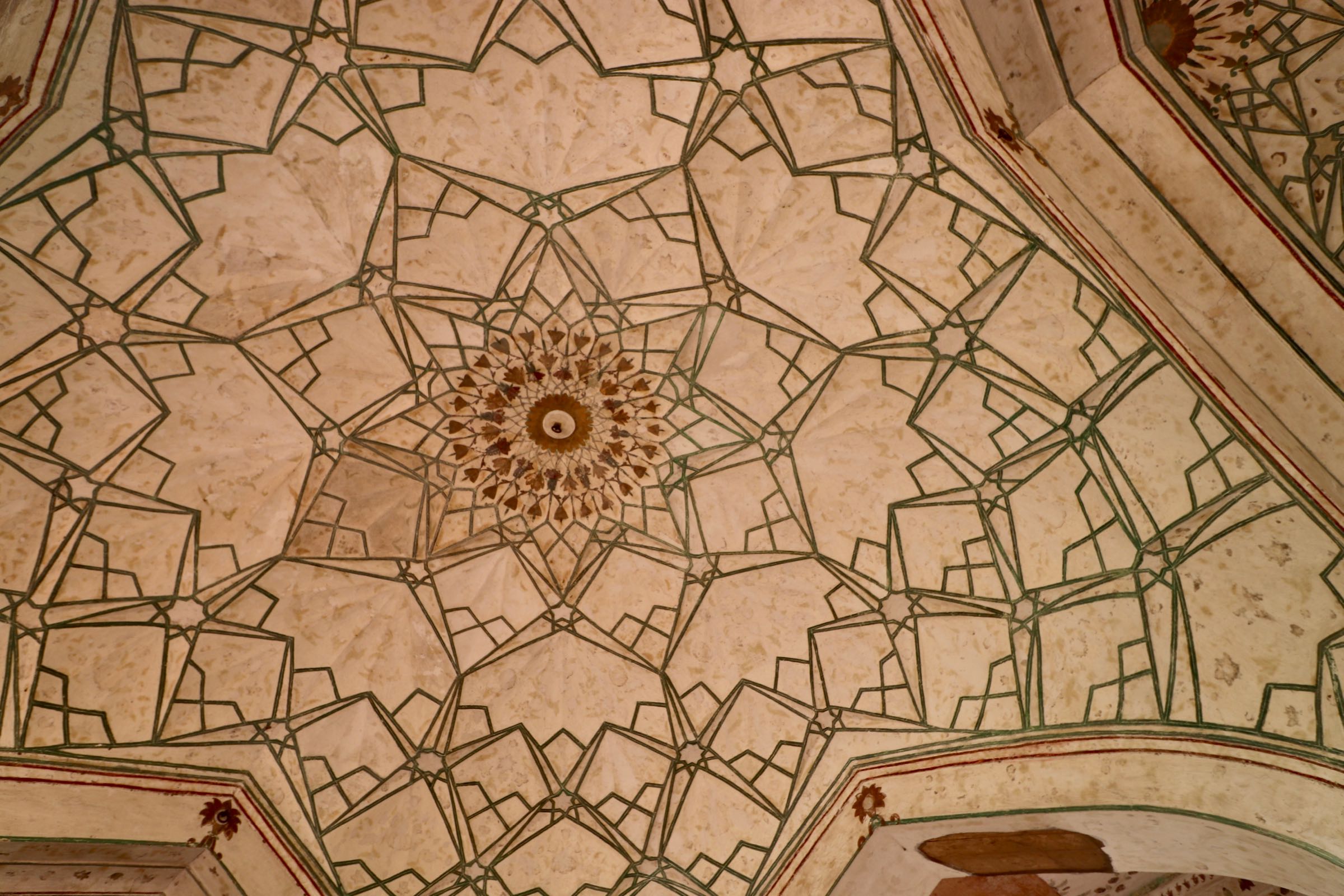 Gewölbe im Roten Fort, Delhi, Indien