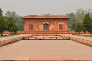 Pavillon im Roten Fort, Delhi, Indien