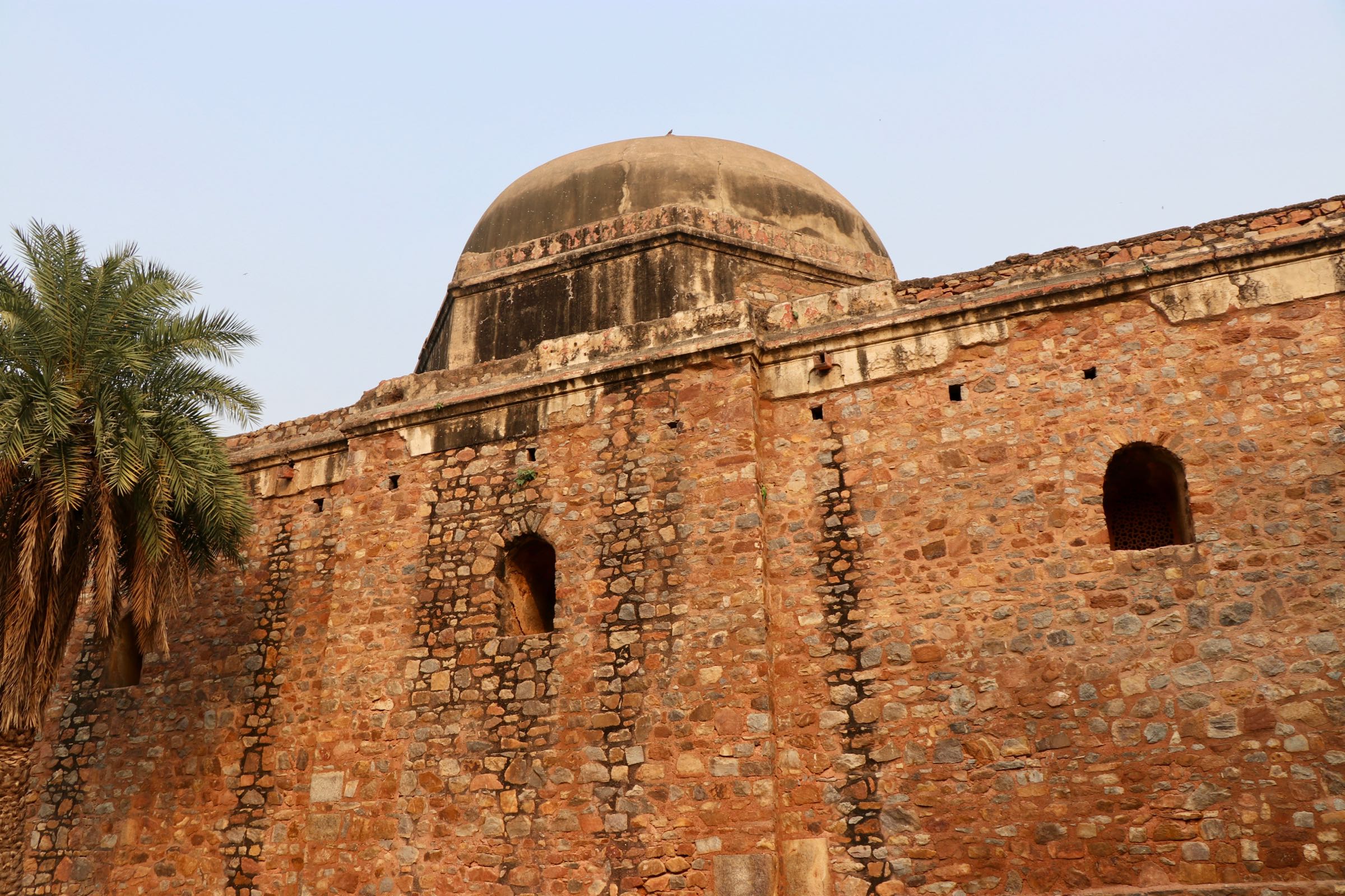 Moschee am Humayun-Mausoleum, Delhi, Indien