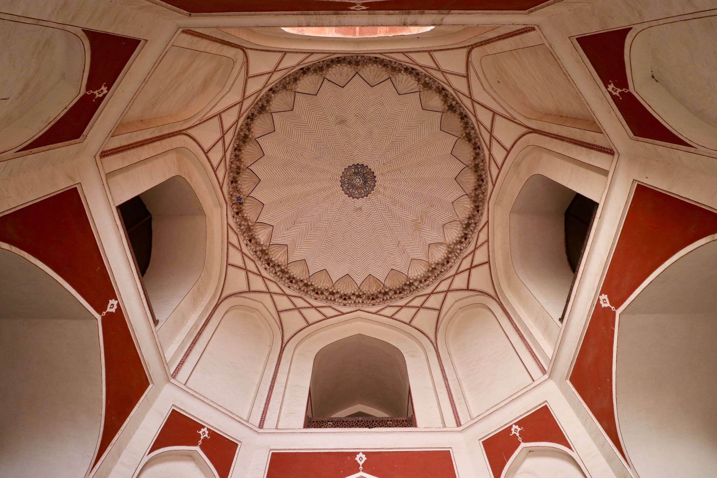 Kuppel des Humayun-Mausoleum, Delhi, Indien