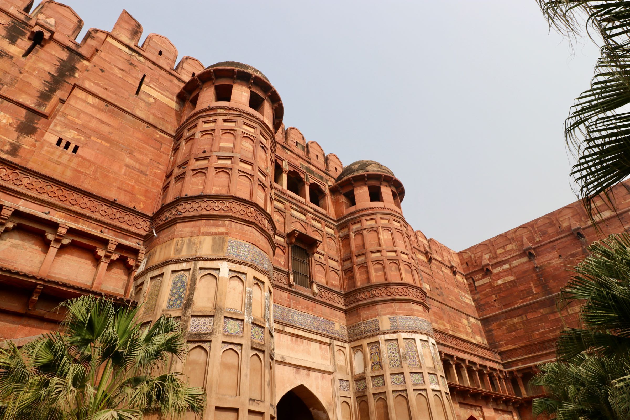 Lahore-Tor im Roten Fort, Agra, Indien