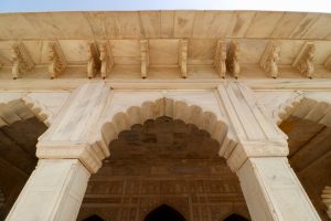 Palast im Roten Fort, Agra, Indien
