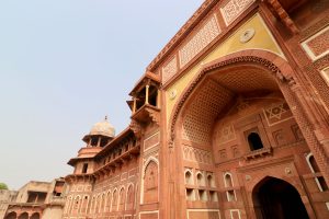 Jahangir-Palast im Roten Fort, Agra, Indien