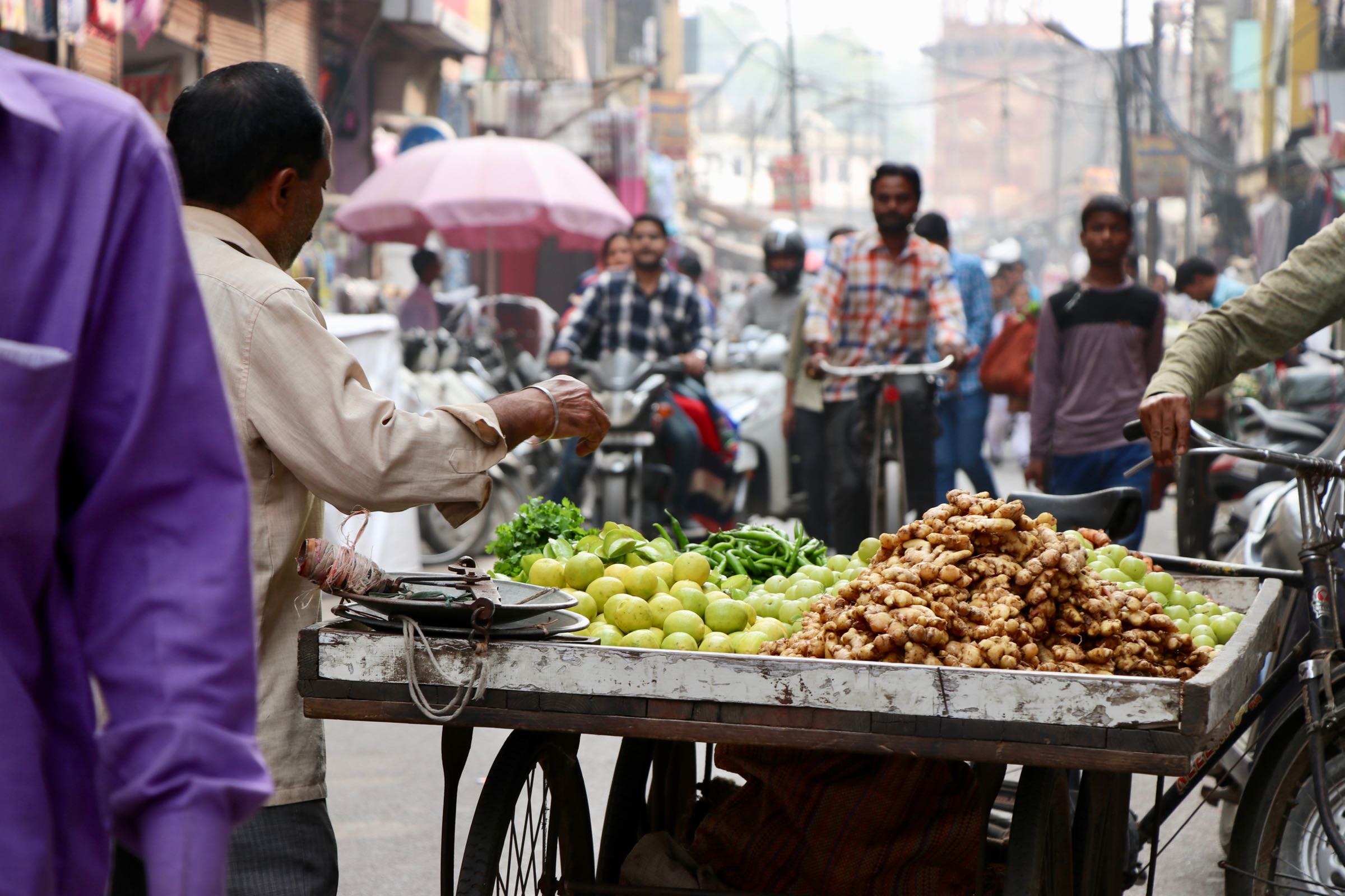 Händler in Agra, Indien
