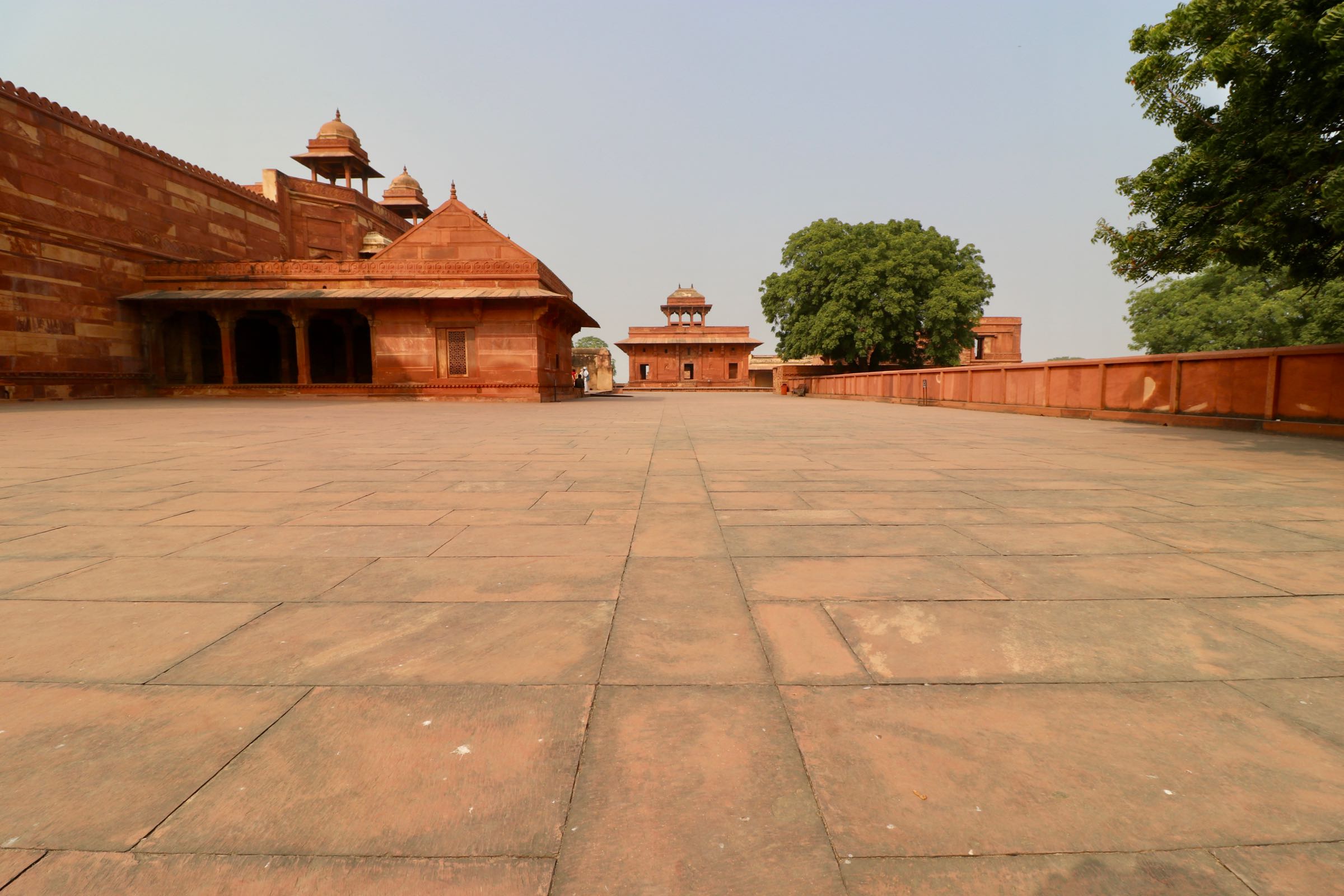 Hof des Königspalast in Fatehpur Sikri, Indien