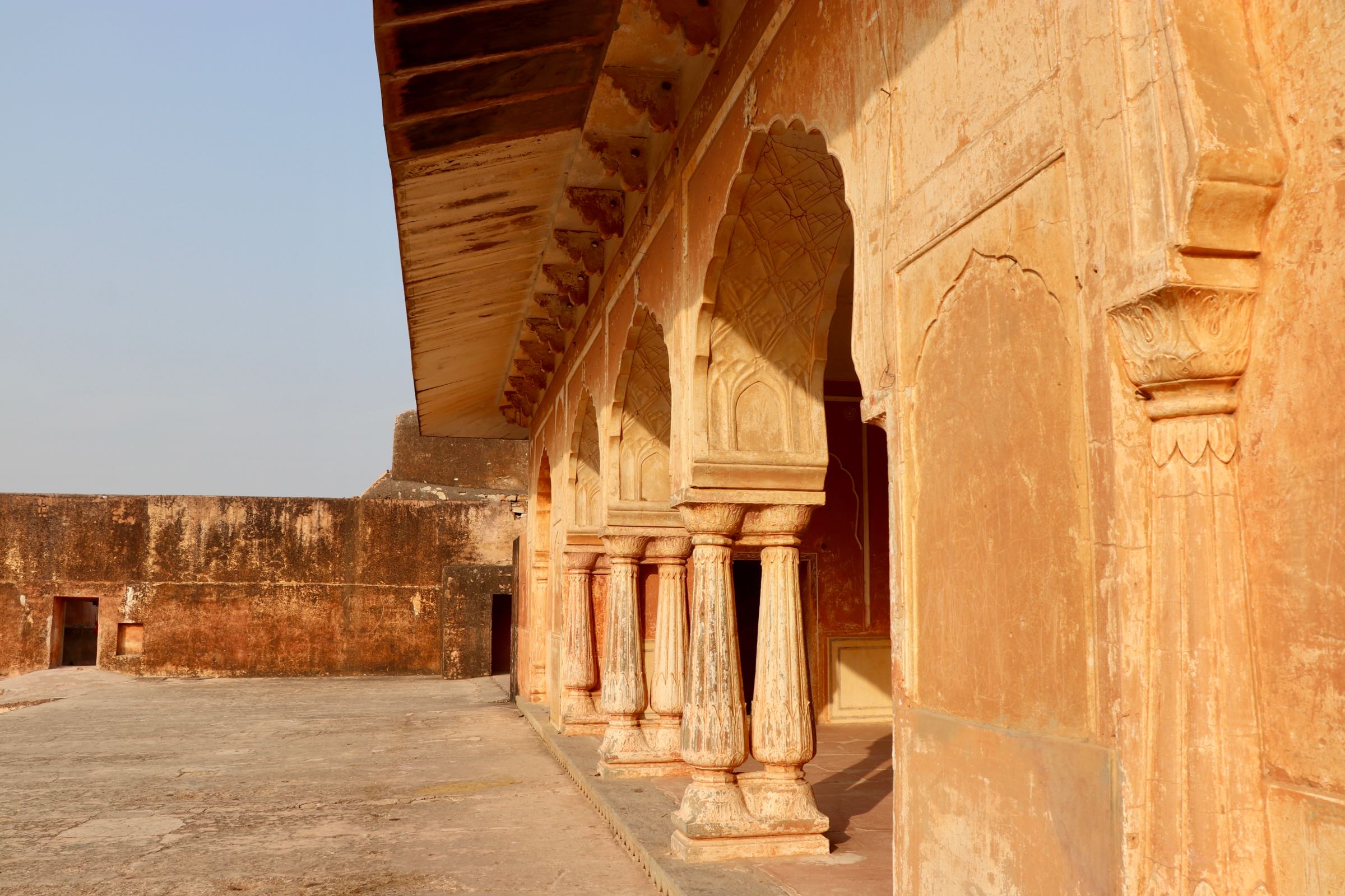 Pavillon im Fort Jaigarh, Jaipur, Indien