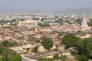 Blick über Jaipur, Indien