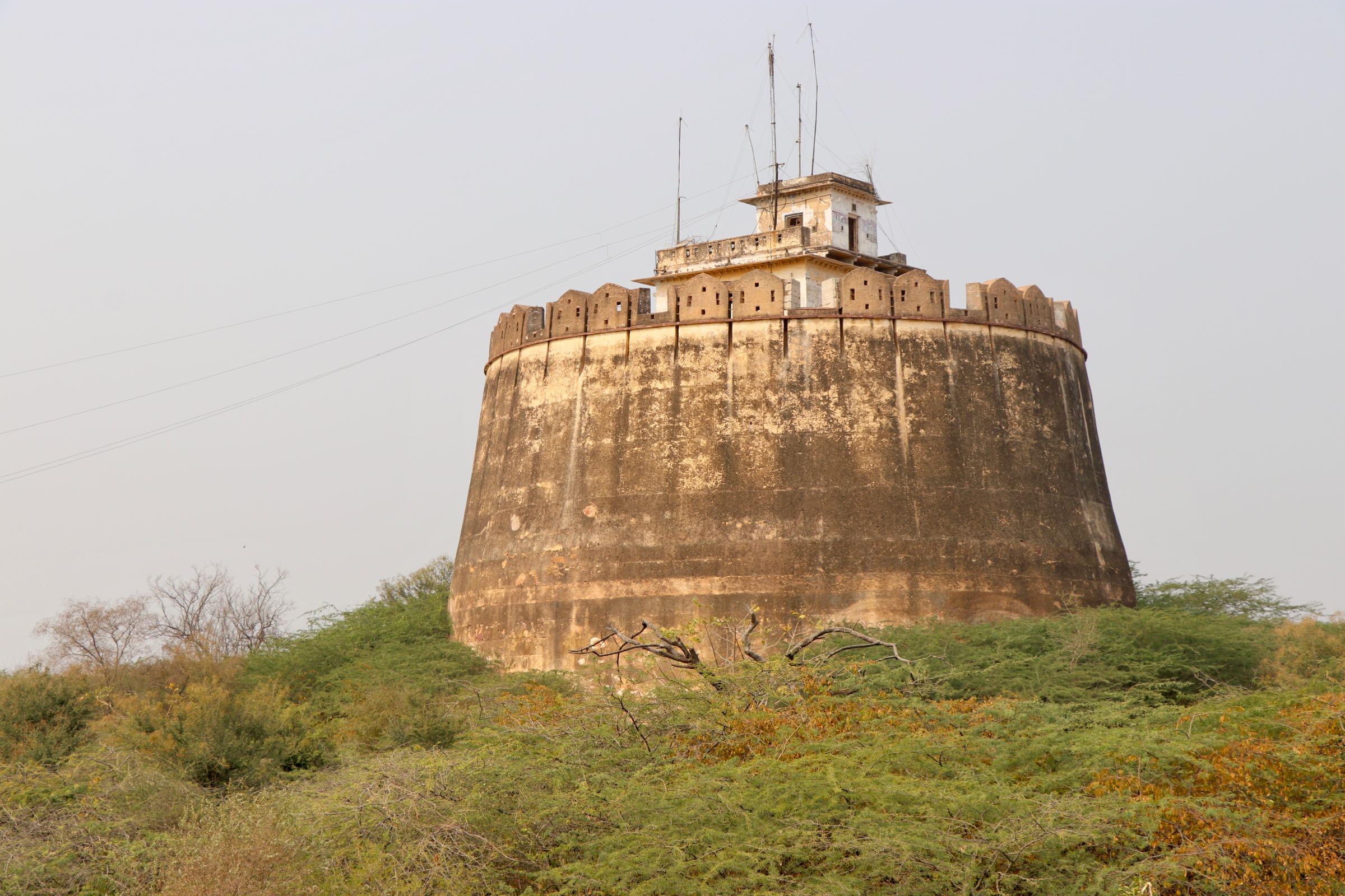 Bastion im Fort Taragarh, Bundi, Indien