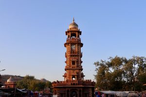 Uhrturm in Jodhpur, Indien