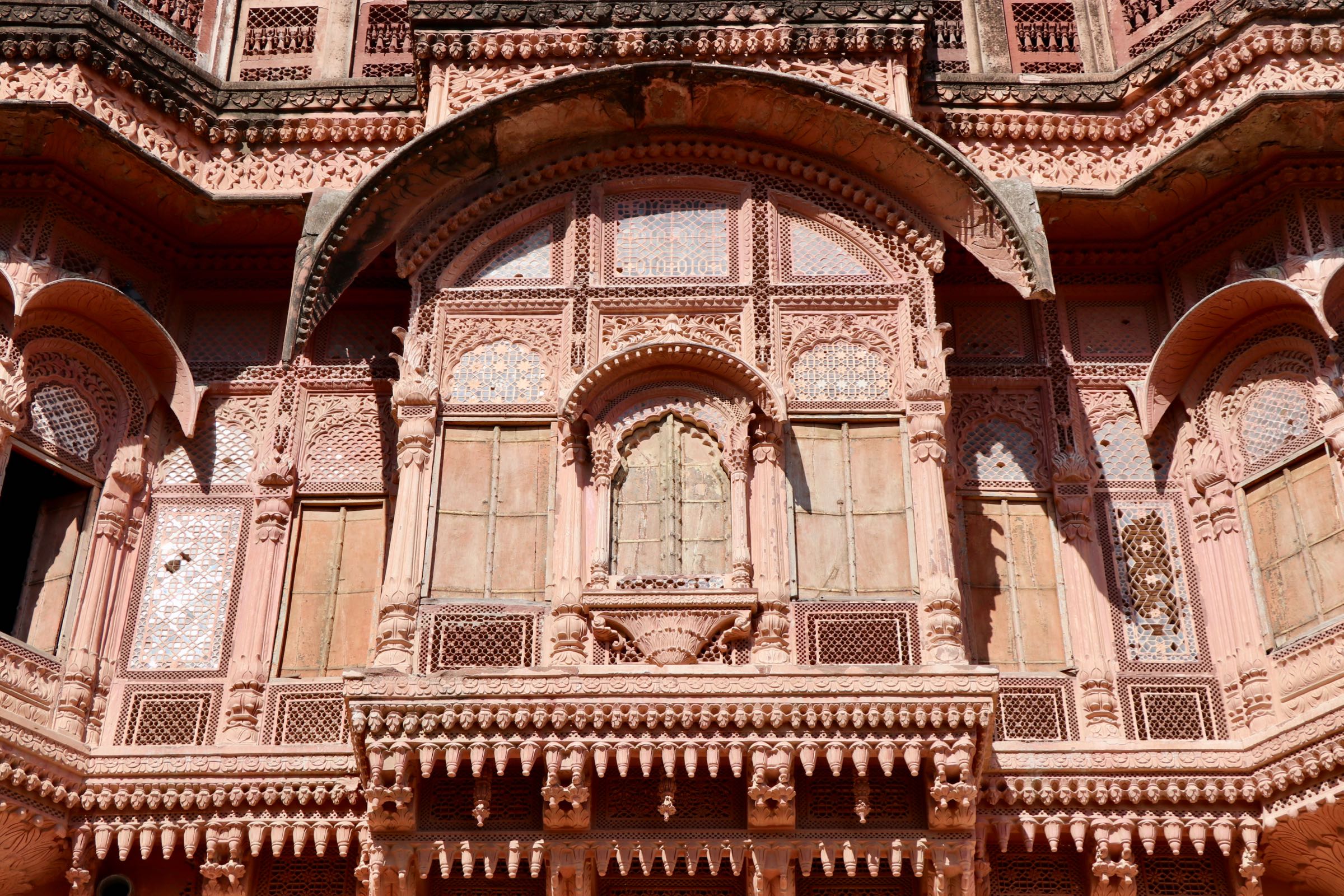 Palast im Fort Mehrangarh, Jodhpur, Indien