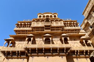 Palast im Fort Jaisalmer, Jaisalmer, Indien