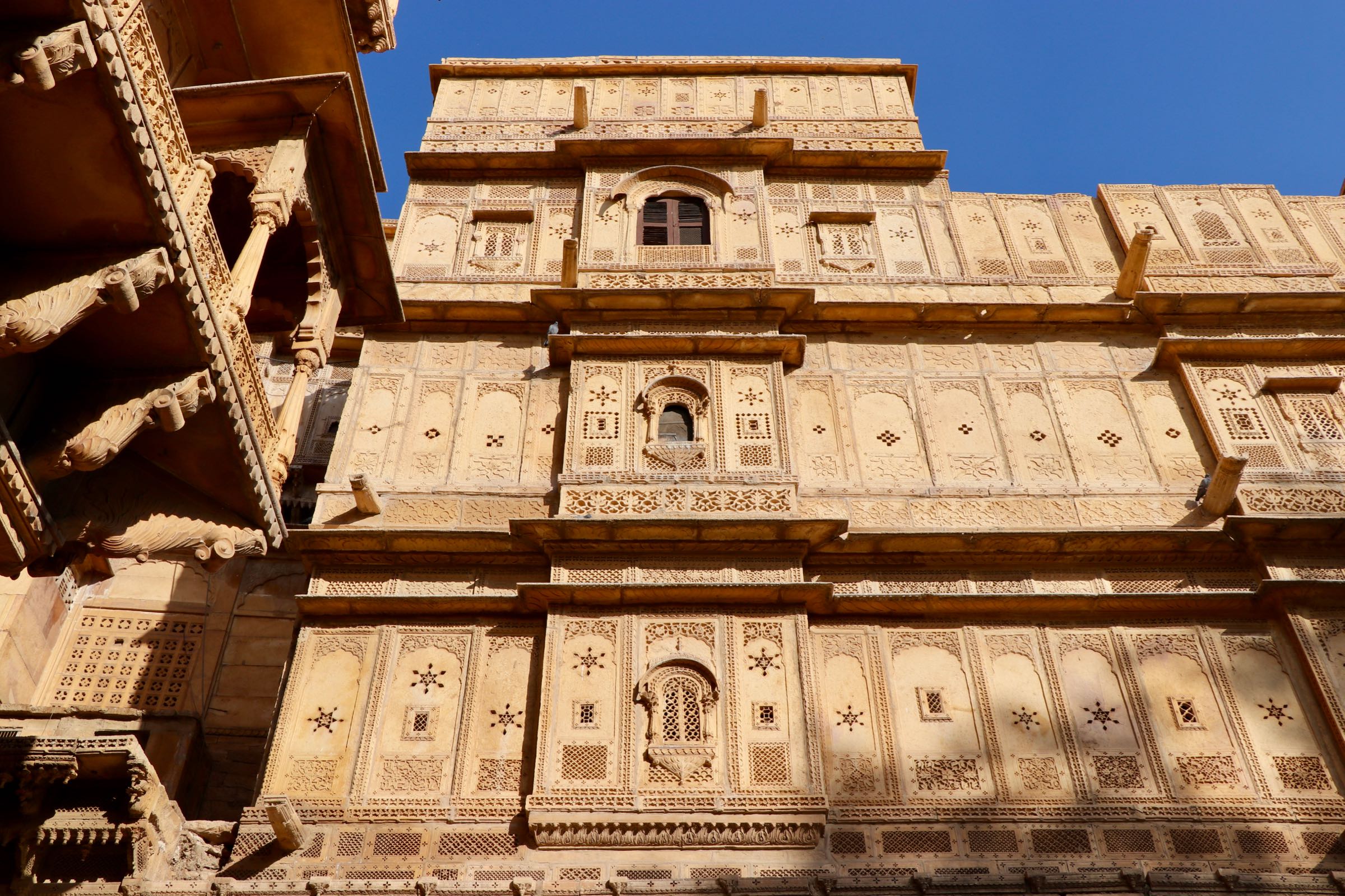 Palast im Fort Jaisalmer, Jaisalmer, Indien