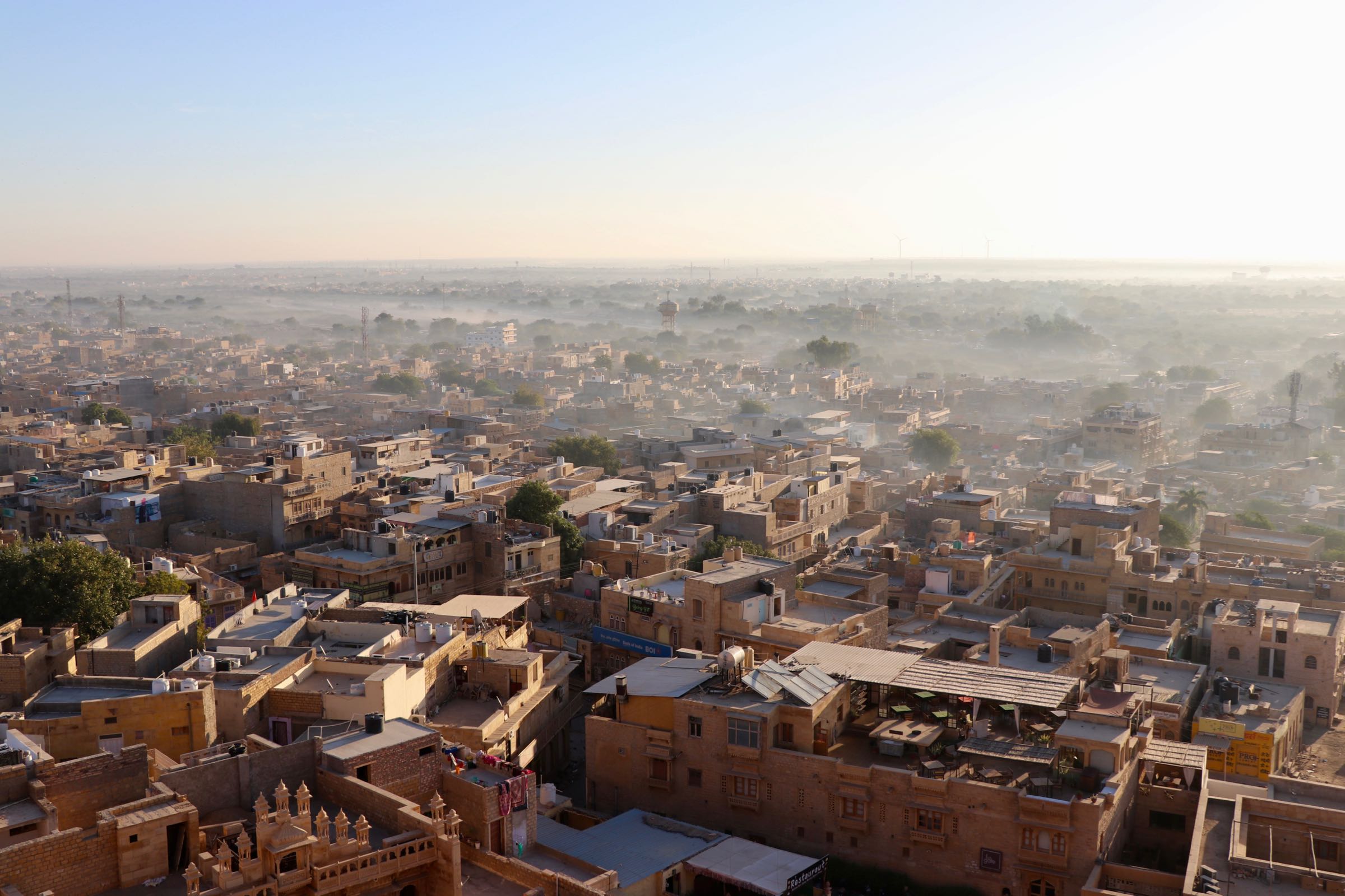 Blick über Jaisalmer, Indien