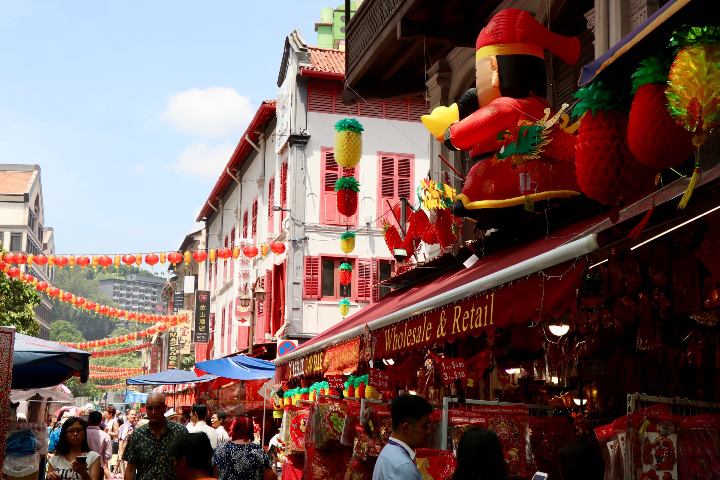 Gasse in Chinatown, Singapur