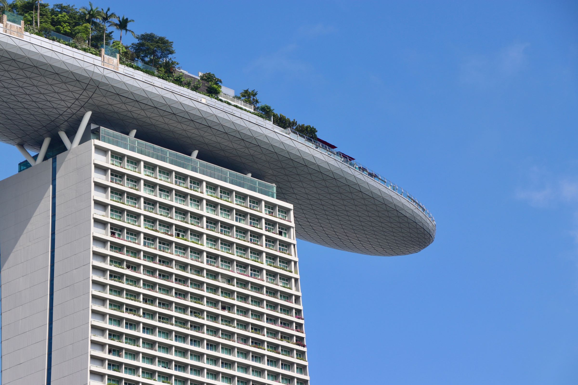 Dachgarten des Hotels Marina Bay Sands, Singapur