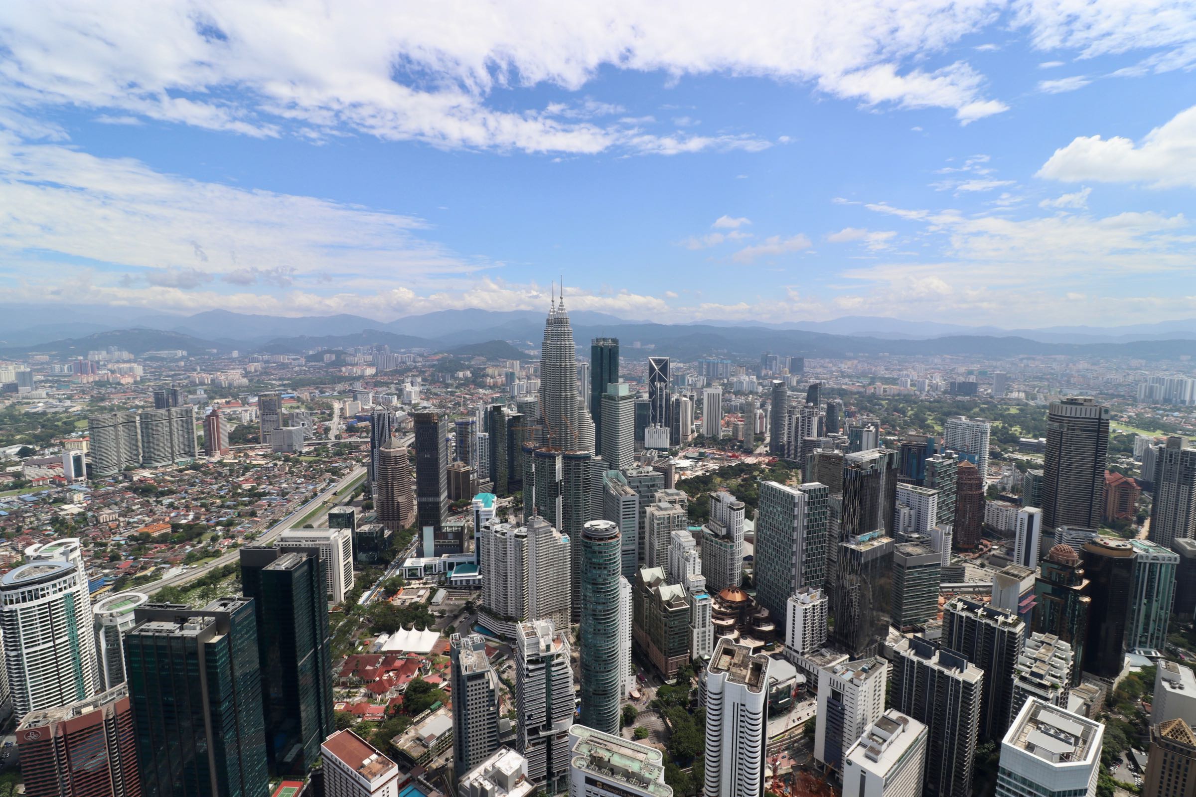 Blick über Kuala Lumpur, Malaysia