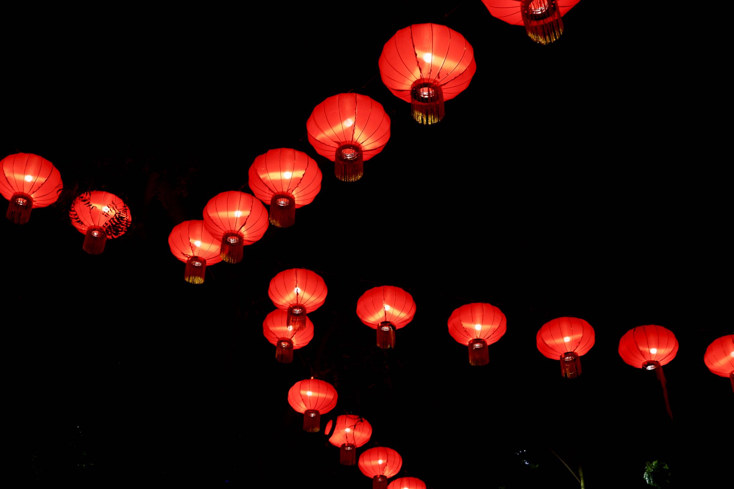 Lampions in Georgetown, Penang, Malaysia