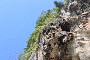 Felswand auf Rai Leh, Thailand