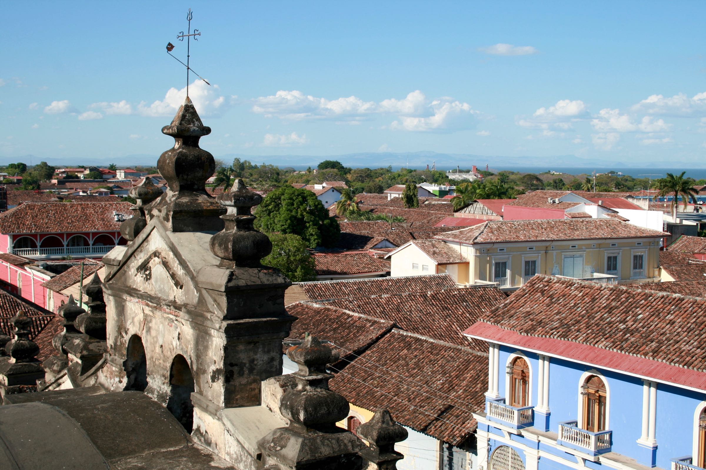 Blick vom Glockenturm in Granada, Nicaragua