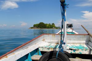 Bootsfahrt zur Insel Samalona, Sulawesi, Indonesien