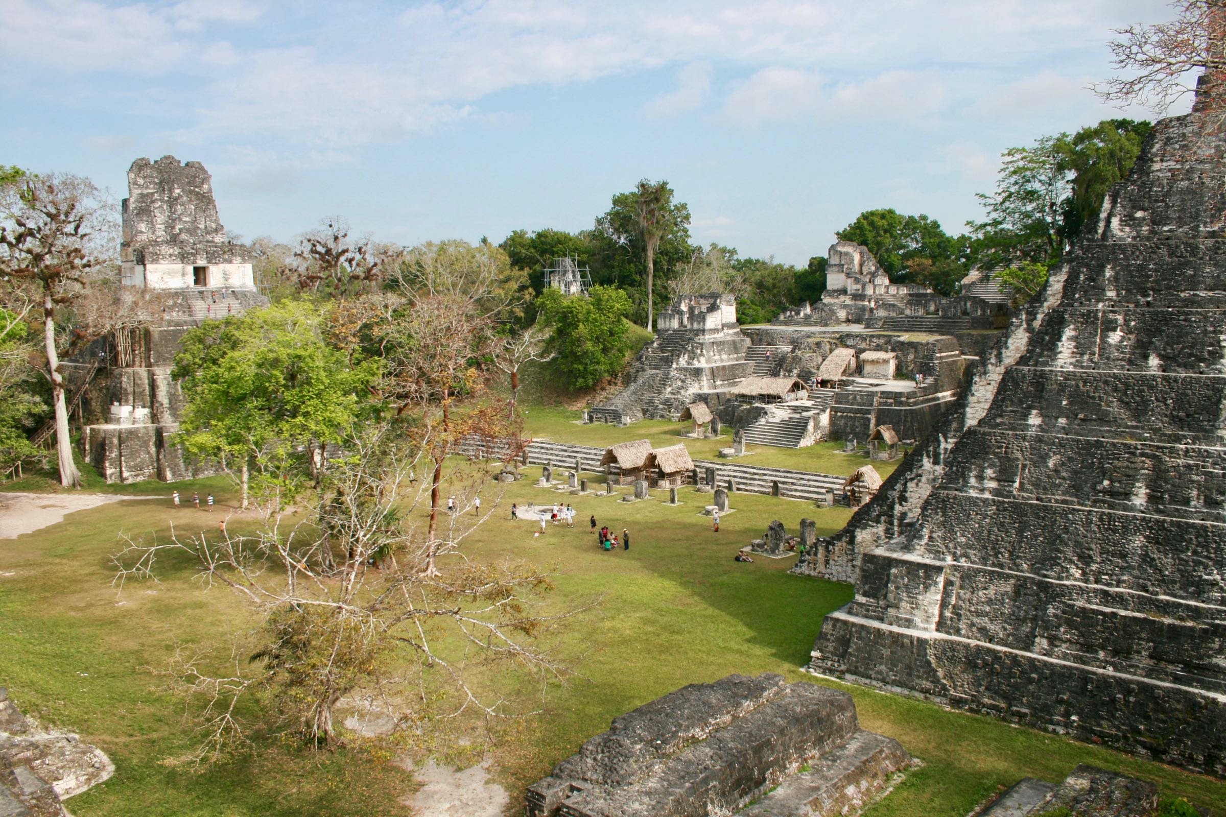 Großer Platz von Tikal, Petén, Guatemala