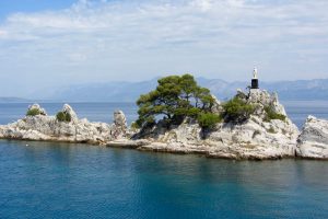 Hafen von Trpanj, Dalmatien, Kroatien