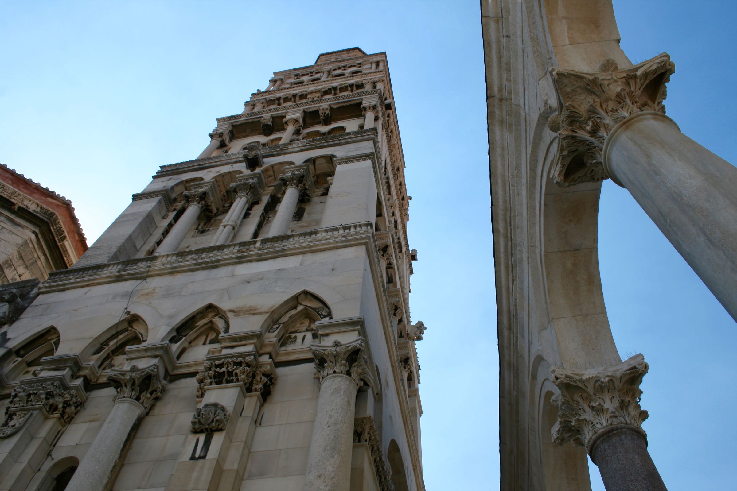 Turm der Kathedrale von Split, Dalmatien, Kroatien