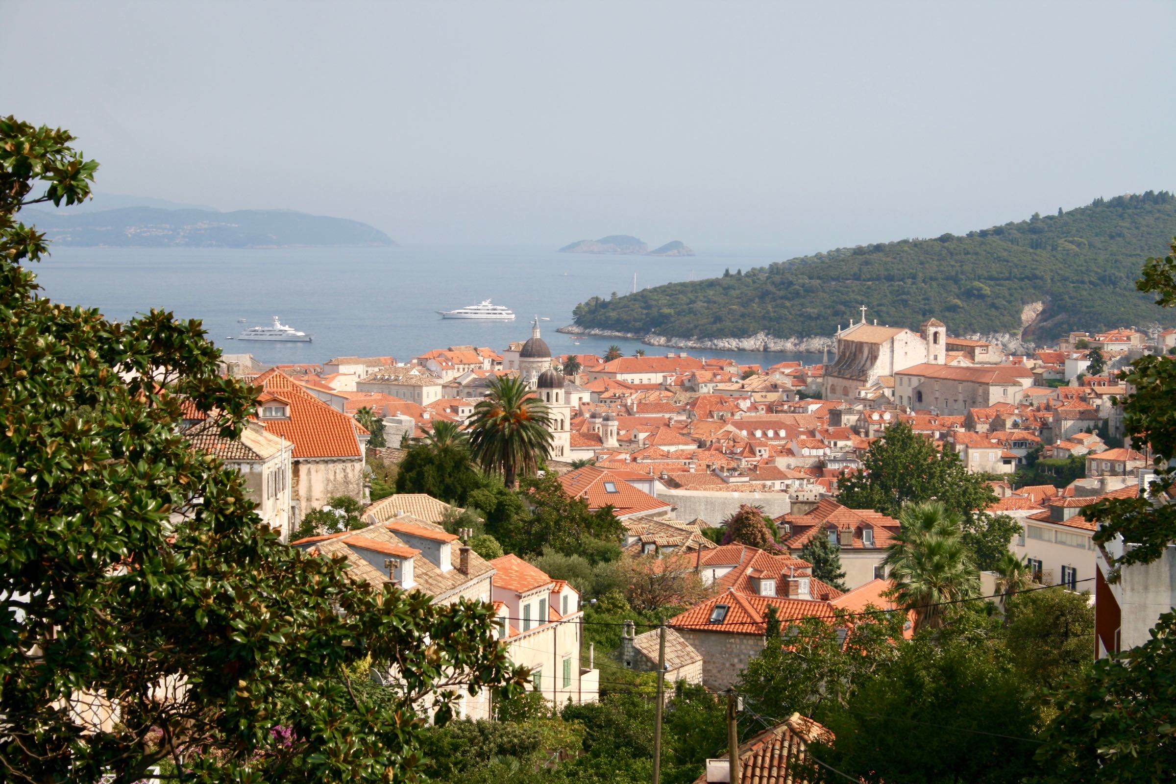 Blick auf Dubrovnik, Dalmatien, Kroatien
