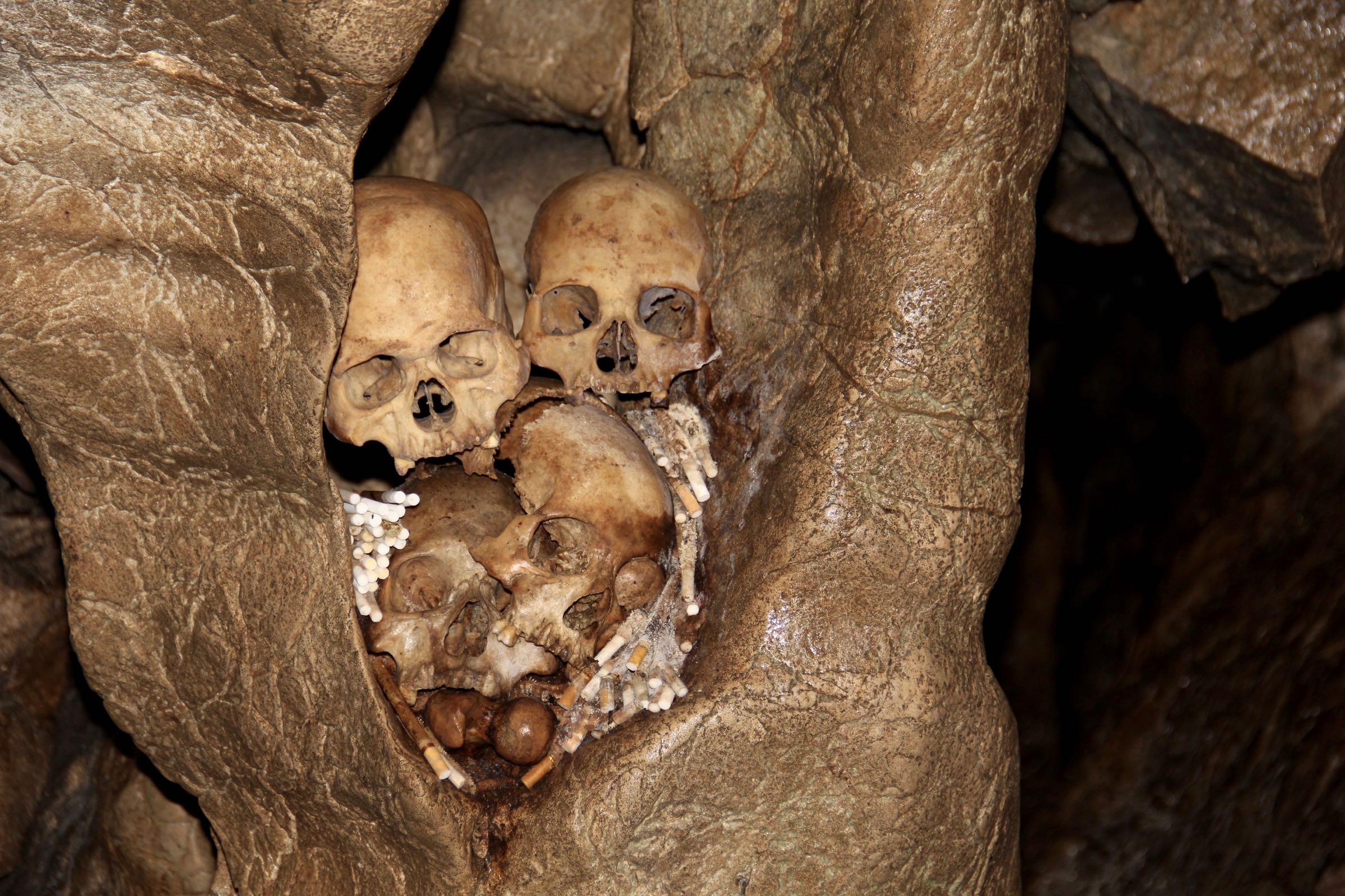 Grabhöhle in Tana Toraja, Sulawesi, Indonesien