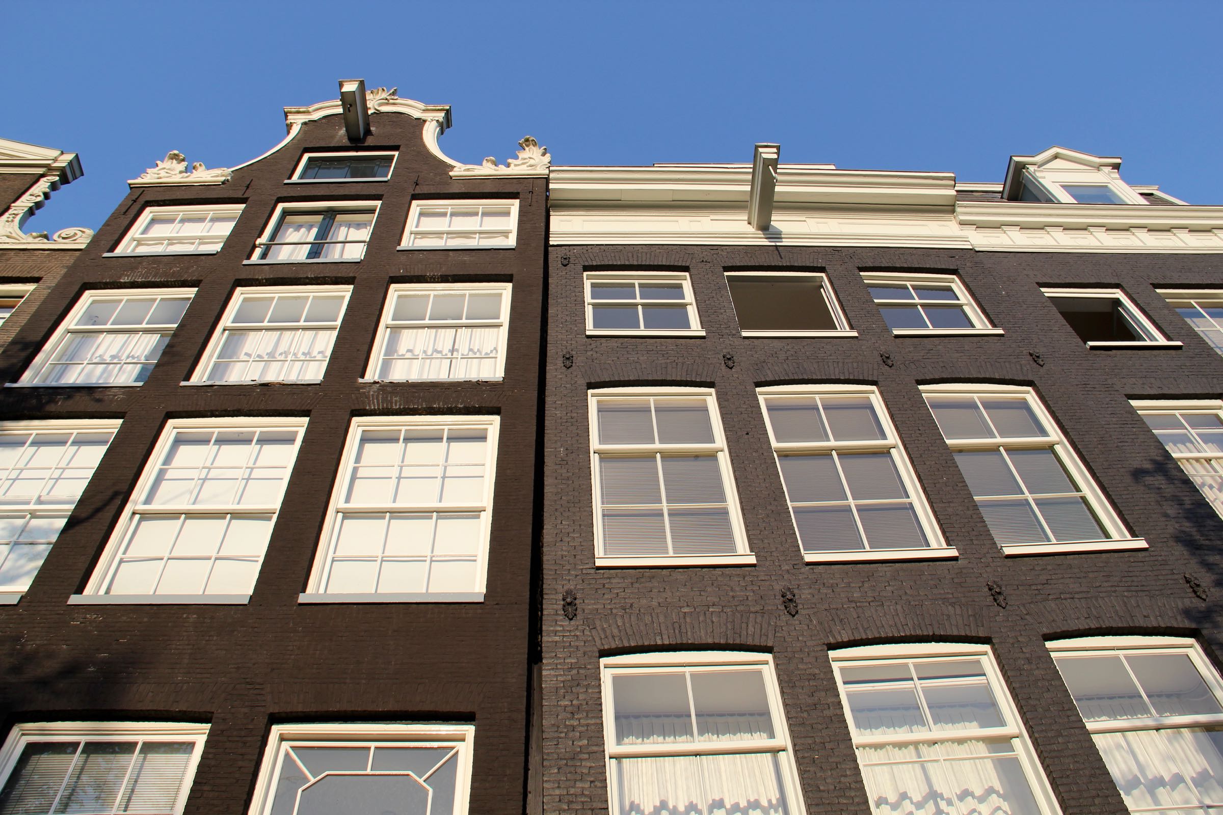 Häuser der Prinsengracht, Amsterdam, Nordholland, Niederlande