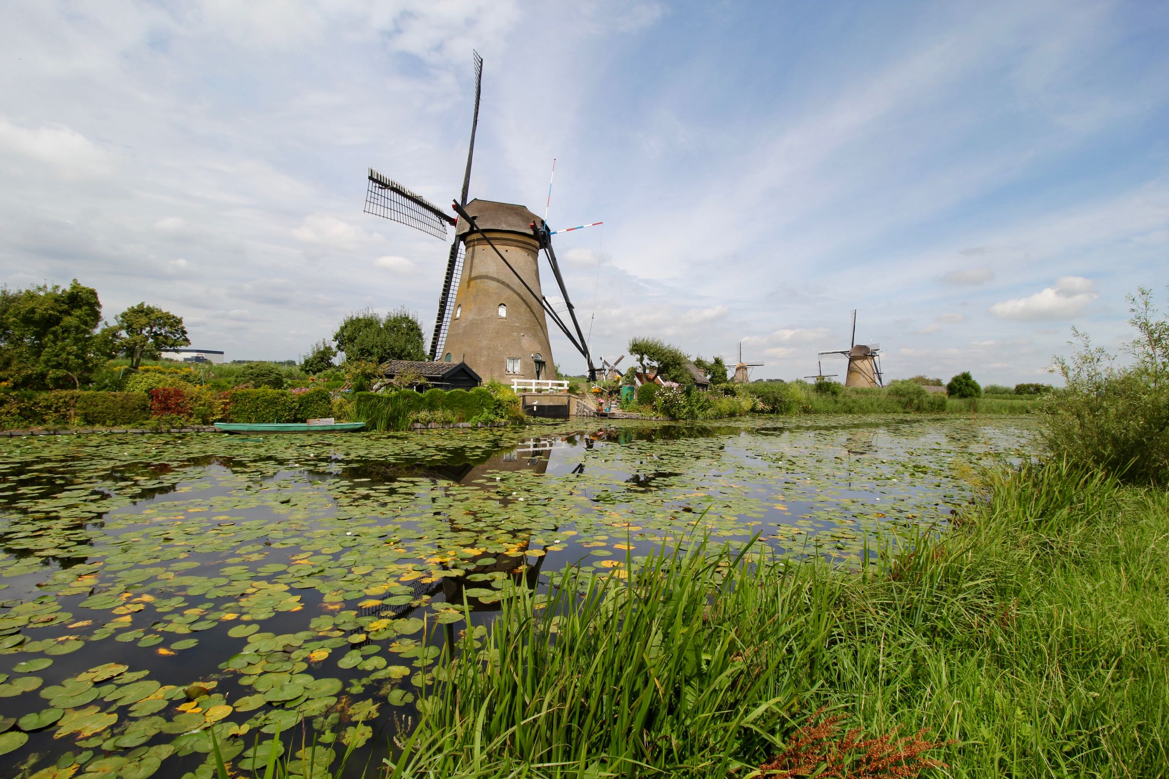 Mühlen von Kinderdijk, Südholland, Niederlande