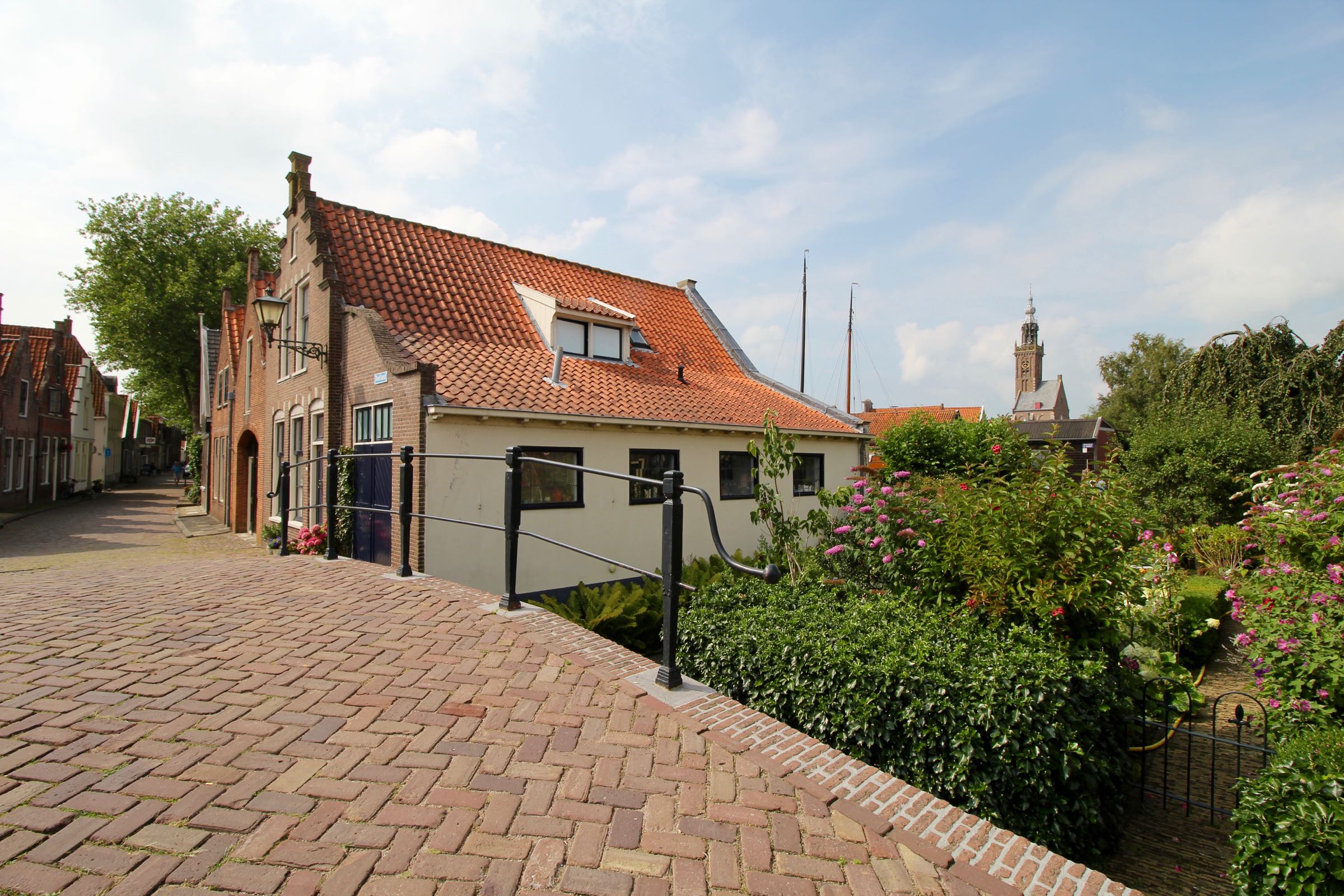 Straße in Edam, Nordholland, Niederlande