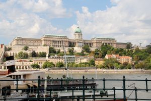 Blick auf den Burgpalast, Budapest, Ungarn