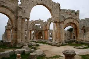 Ruine von Qal’at Sim’an (Simeonkloster), Syrien