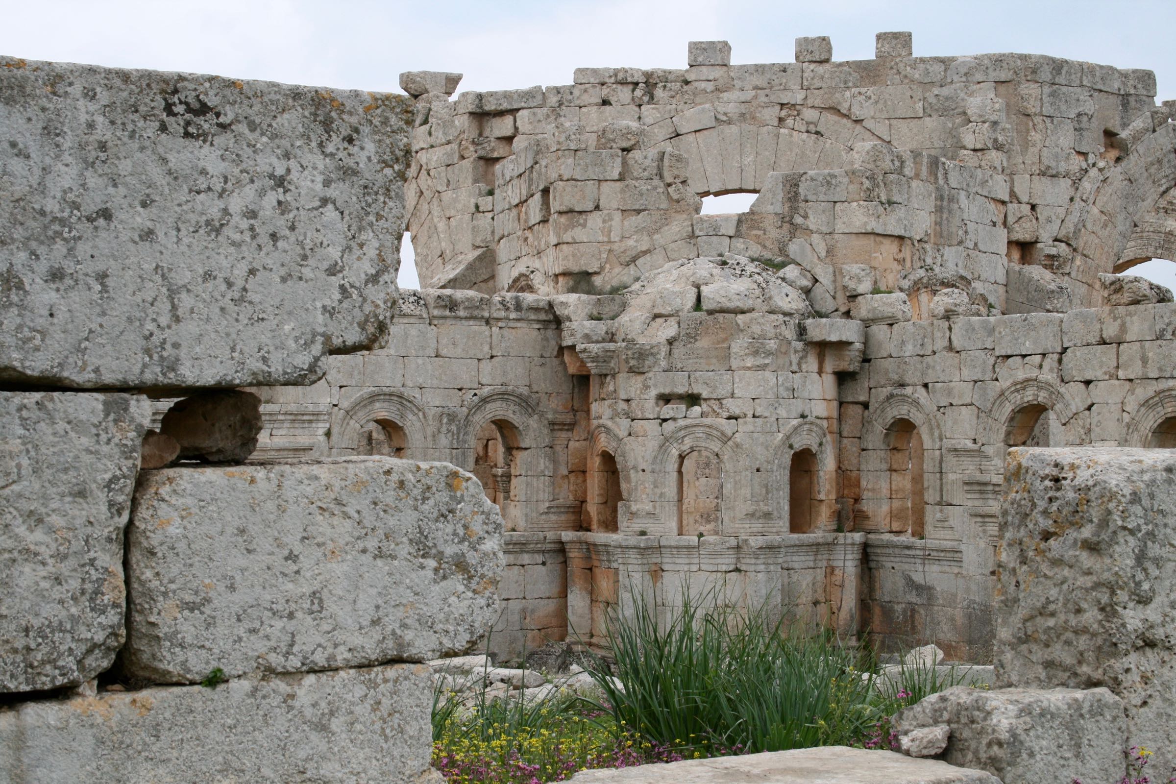 Ruine von Qal’at Sim’an (Simeonkloster), Syrien