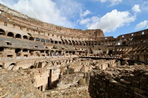 Innenraum des Kolosseums, Rom, Italien